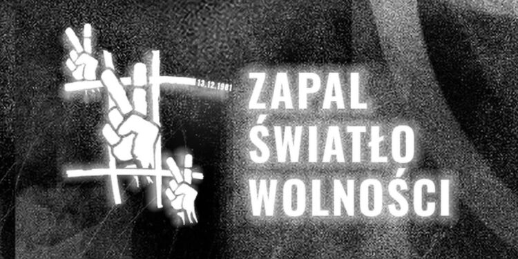 Zapal Światło Wolności o 19:30 w geście solidarności z ofiarami stanu wojennego