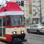 Mikołajkowy tramwaj w Gorzowie już na torach