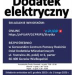 1.12 rozpoczyna się przyjmowanie wniosków o dodatek elektryczny w Gorzowie