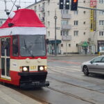Mikołajkowy tramwaj w Gorzowie już na torach