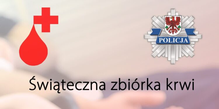 Świąteczna zbiórka krwi w Komendzie Policji w Gorzowie
