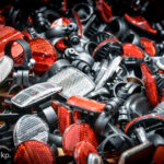 Gorzowscy policjanci wsparli zbiórkę odblasków dla uczniów na Ukrainie