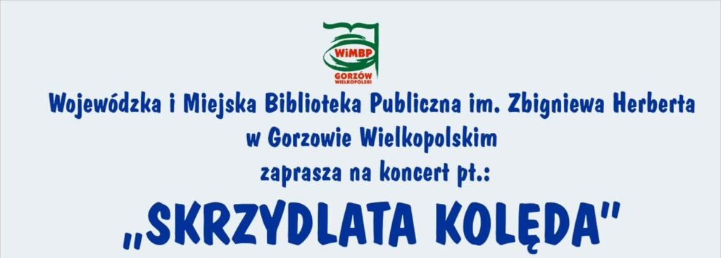 Skrzydlata kolęda w wykonaniu zespołu Singin’ Birds w gorzowskiej bibliotece