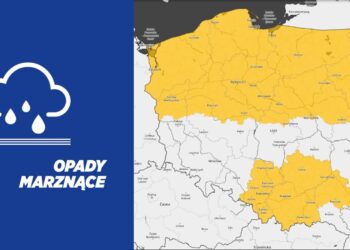 Ostrzeżenie przed marznącymi opadami w północnej części Lubuskiego