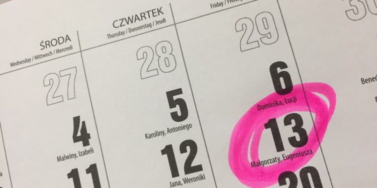 Dziś piątek trzynastego 2023