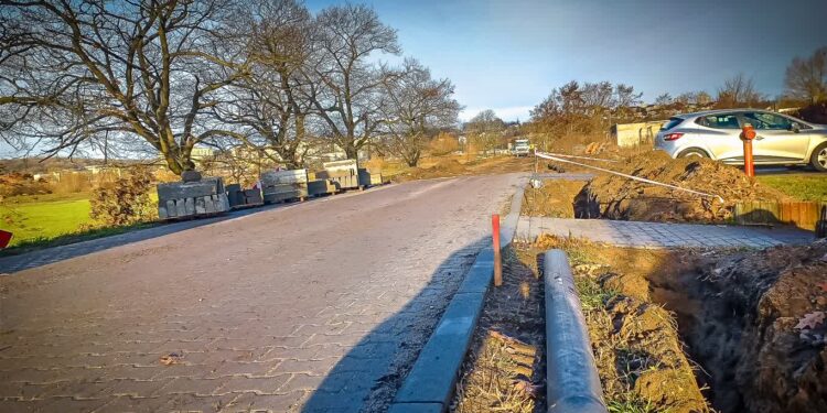 Trwają prace przy ul. Wał Poprzeczny