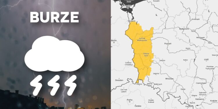 Dziś burzowo niemal w całym województwie