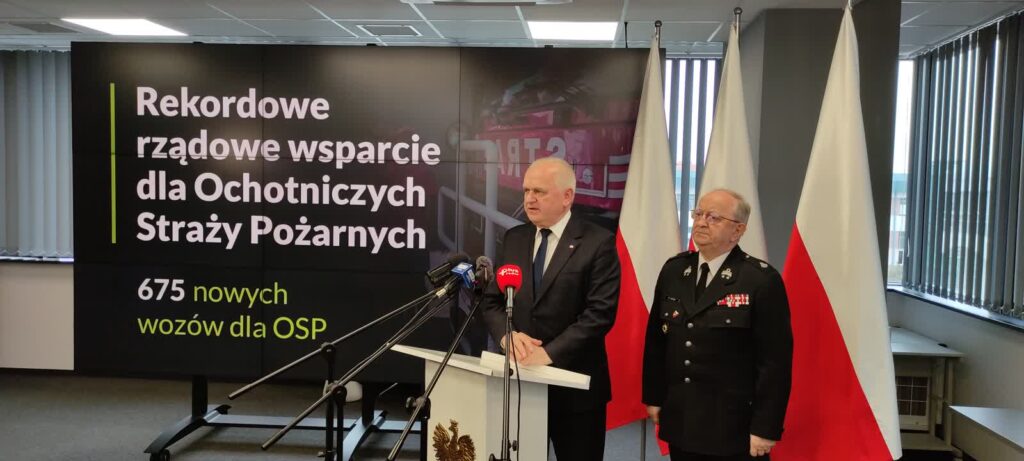 Strażacy ochotnicy u Wojewody lubuskiego