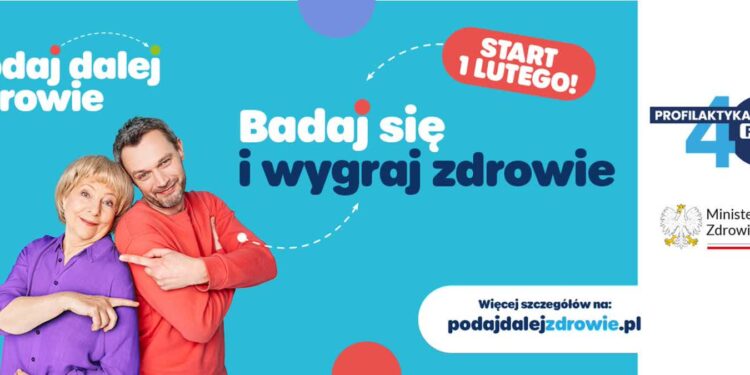 Profilaktyka 40 Plus - loteria "Podaj dalej zdrowie"