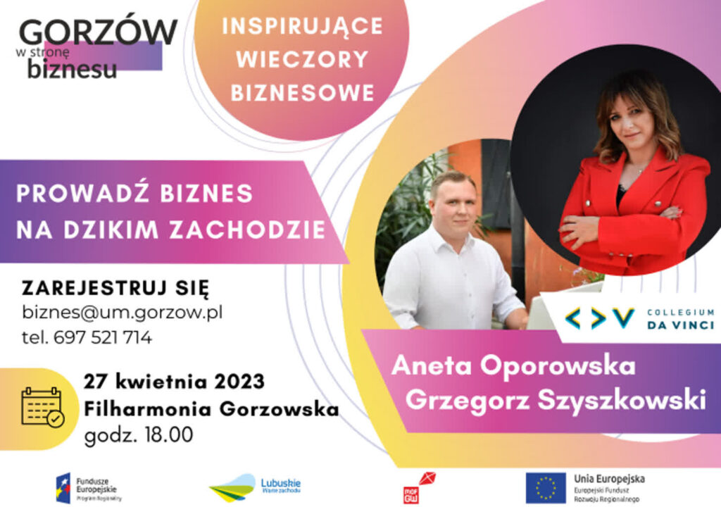 Już 27.04 pierwszy w tym roku Inspirujący Wieczór Biznesowy w Gorzowie