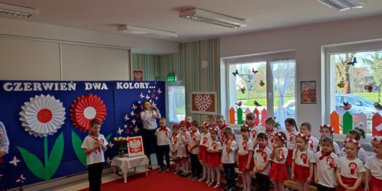 Święta majowe w przedszkolu w Różankach koło Gorzowa