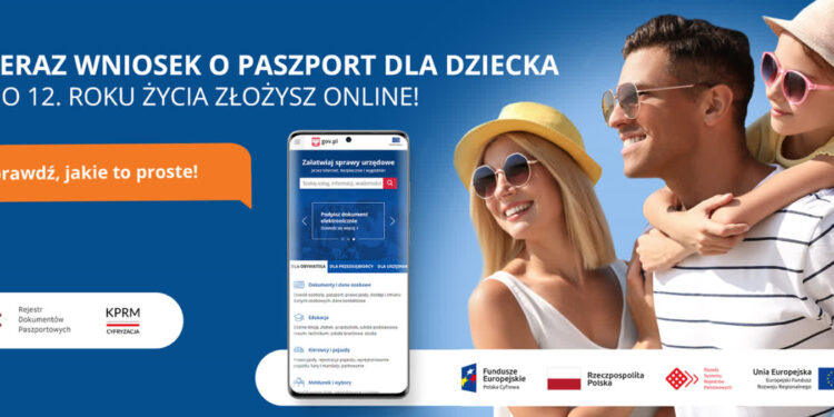 Wniosek o paszport dla dziecka online