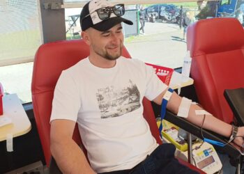 Krwiobus i parada motocykli w Żarach