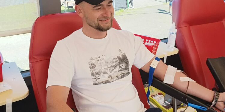 Krwiobus i parada motocykli w Żarach