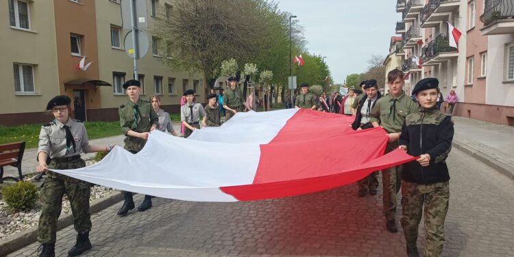 Żagańskie obchody Dnia Flagi