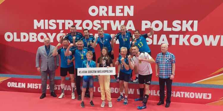 Dojrzali siatkarze walczyli o medale. Złoto dla gorzowian!
