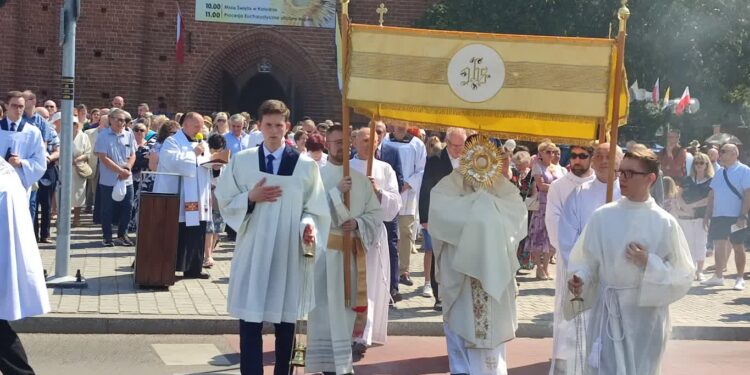 Procesja Bożego Ciała w Gorzowie