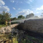 Pożar na Zakanalu w Gorzowie
