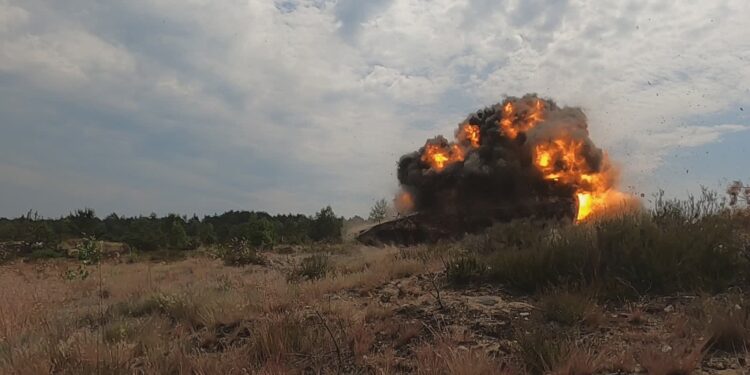 Terytorialsi w ramach ćwiczeń użyli pocisków kierowanych