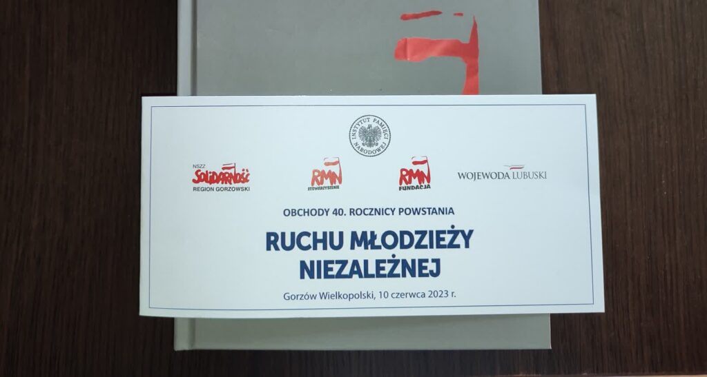 40 lat Ruchu Młodzieży Niezależnej w Gorzowie