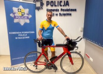 Sulęciński policjant wybrał triathlon by pomóc