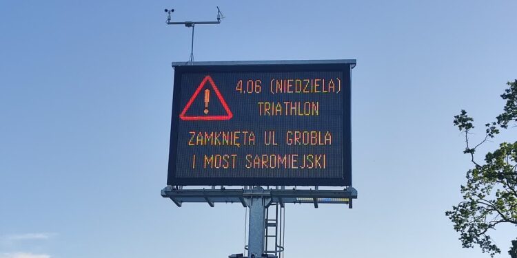 Utrudnienia drogowe związane z triathlonem w Gorzowie