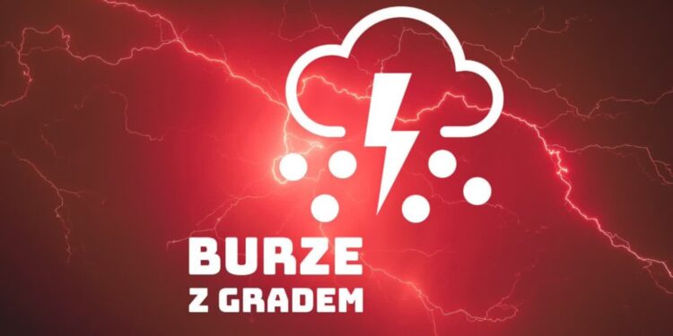 Synoptycy ostrzegają przed burzami z gradem