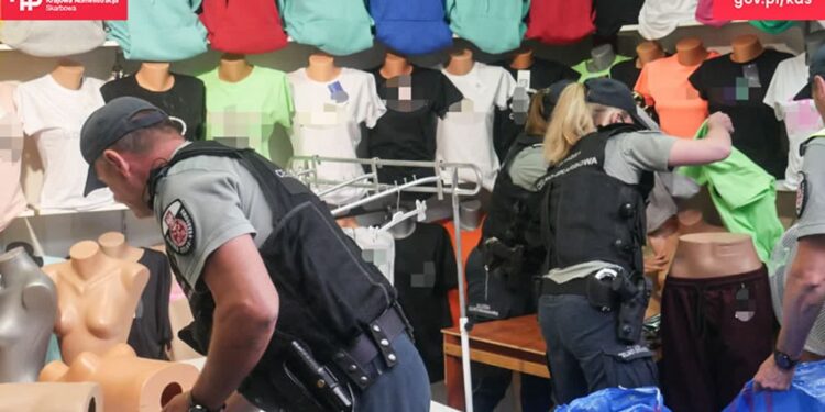 Akcja służb skarbowych na gorzowskiej giełdzie