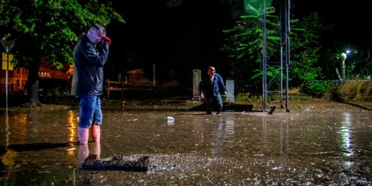 Po nawałnicy Gorzów znów pod wodą