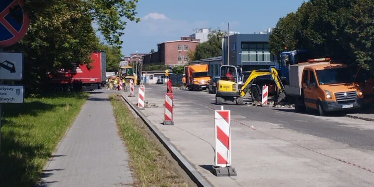 Włókiennicza już rozkopana