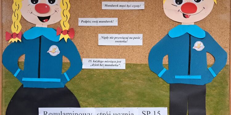 W gorzowskiej piętnastce uczniowie noszą mundurki