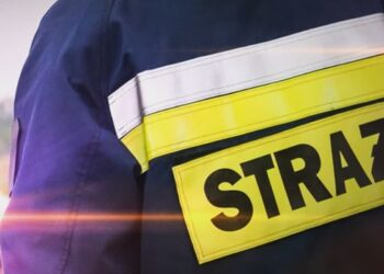 Pożar w Karninie – płonęło pole i maszyna rolnicza