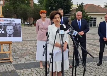 Minister Maląg w Strzelcach Krajeńskich: Donald Tusk to premier polskiej biedy i bezrobocia