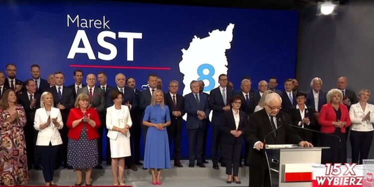 Prezes PiS zaprezentował listy wyborcze. Poseł Ast „jedynką” w Lubuskiem