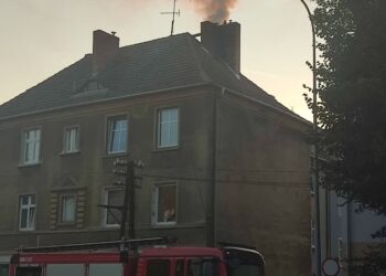 Akcja strażaków na Wyszyńskiego