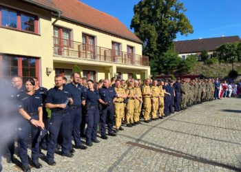 Zjednoczeni krwią. Mundurowi oddają najcenniejszy dar w Łagowie [ZDJĘCIA]