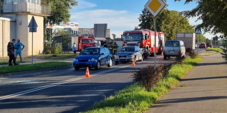 Stłuczka w Wawrowie