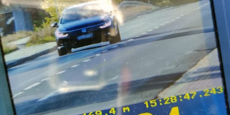 Pędził 134 km/h po terenie zabudowanym w Przytocznej. Mogło się skończyć tragedią, jak w telewizyjnym spocie