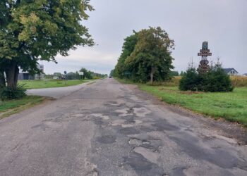 Przebudowa dróg powiatowych w gminie Kłodawa