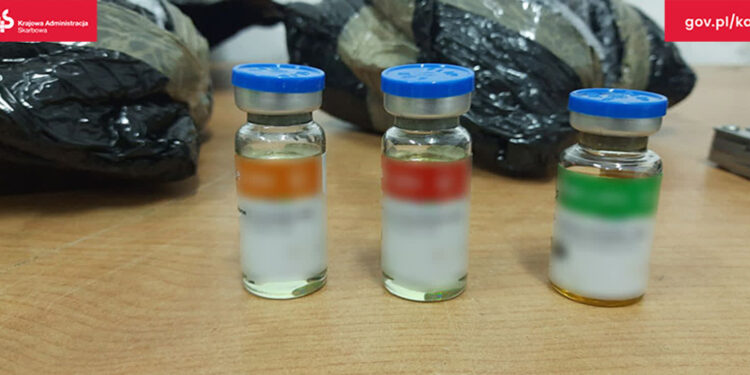 Krajowa Administracja Skarbowa przechwyciła sterydy w paczce z Holandii