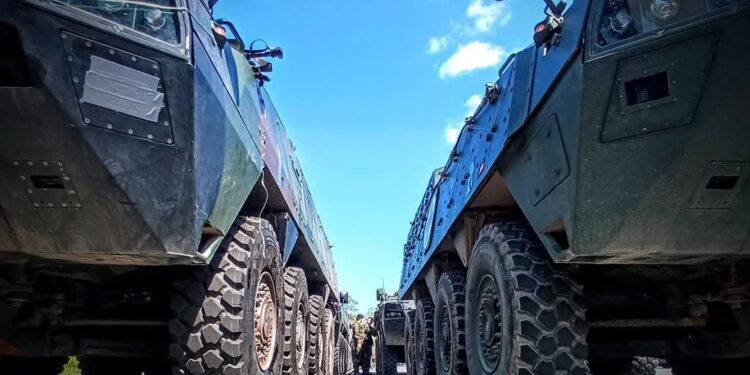 Żołnierze z Międzyrzecza na ćwiczeniu Borsuk