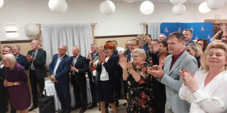 Wieczór wyborczy w gorzowskim sztabie PiS