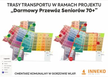 Na cmentarzu bezpłatny transport dla Seniorów 70+