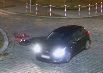 Samochód potrącił rowerzystę na środku drogi w Gubinie. Mogło skończyć się poważnie