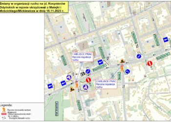 W sobotę dodatkowe utrudnienia na ul. Kosynierów Gdyńskich