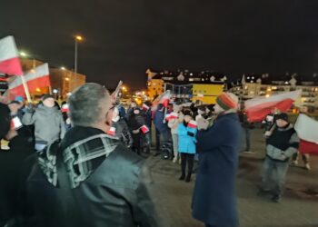 Protest pod siedzibą TVP3 Gorzów