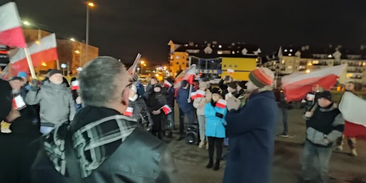 Protest pod siedzibą TVP3 Gorzów