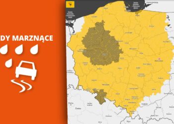 Marznące opady deszczu i gołoledź prawie w całej Polsce. Jest bardzo ślisko!