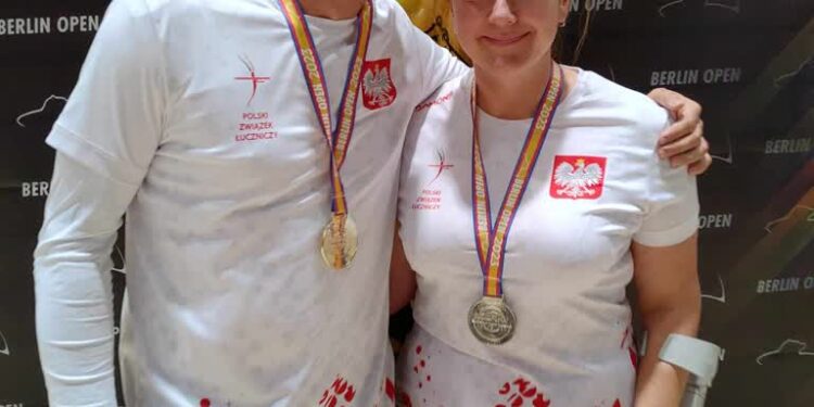 Łukasz Cieszek i Milena Olszewska