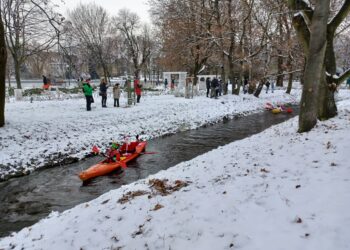 Mikołaje spłynęli Kłodawką